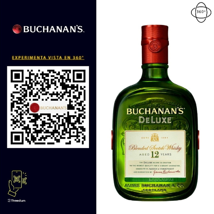 Whisky Buchanan's Deluxe 12 años Blended Scotch 750 ml (OFERTA EXCLUSIVA EN LÍNEA)
