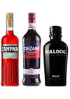 Kit Gin Bulldog 750 mL + Aperitivo Campari Bitter 700 mL + Aperitivo Cinzano Rosso 750 mL (OFERTA EXCLUSIVA EN LÍNEA)