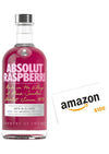 Vodka Absolut Raspberri 750 mL +  1 Tarjeta de Regalo Amazon (REGALO EXCLUSIVO EN LÍNEA)