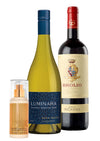 Vino Tinto Barone Ricasoli Brolio 750 mL + Vino Blanco Luminara Chardonnay 750 mL + Mist