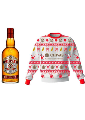 Whisky Chivas Regal 12 Años 750 ml + 1 Suéter de Chivas (REGALO EXCLUSIVO EN LÍNEA)