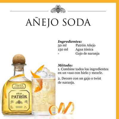 Tequila Patrón Añejo 700 mL