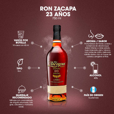 Ron Zacapa Centenario Sistema 23 Solera 750 ml – La Castellana