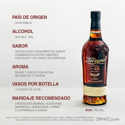 Ron Zacapa Centenario Sistema 23 Solera 750 ml