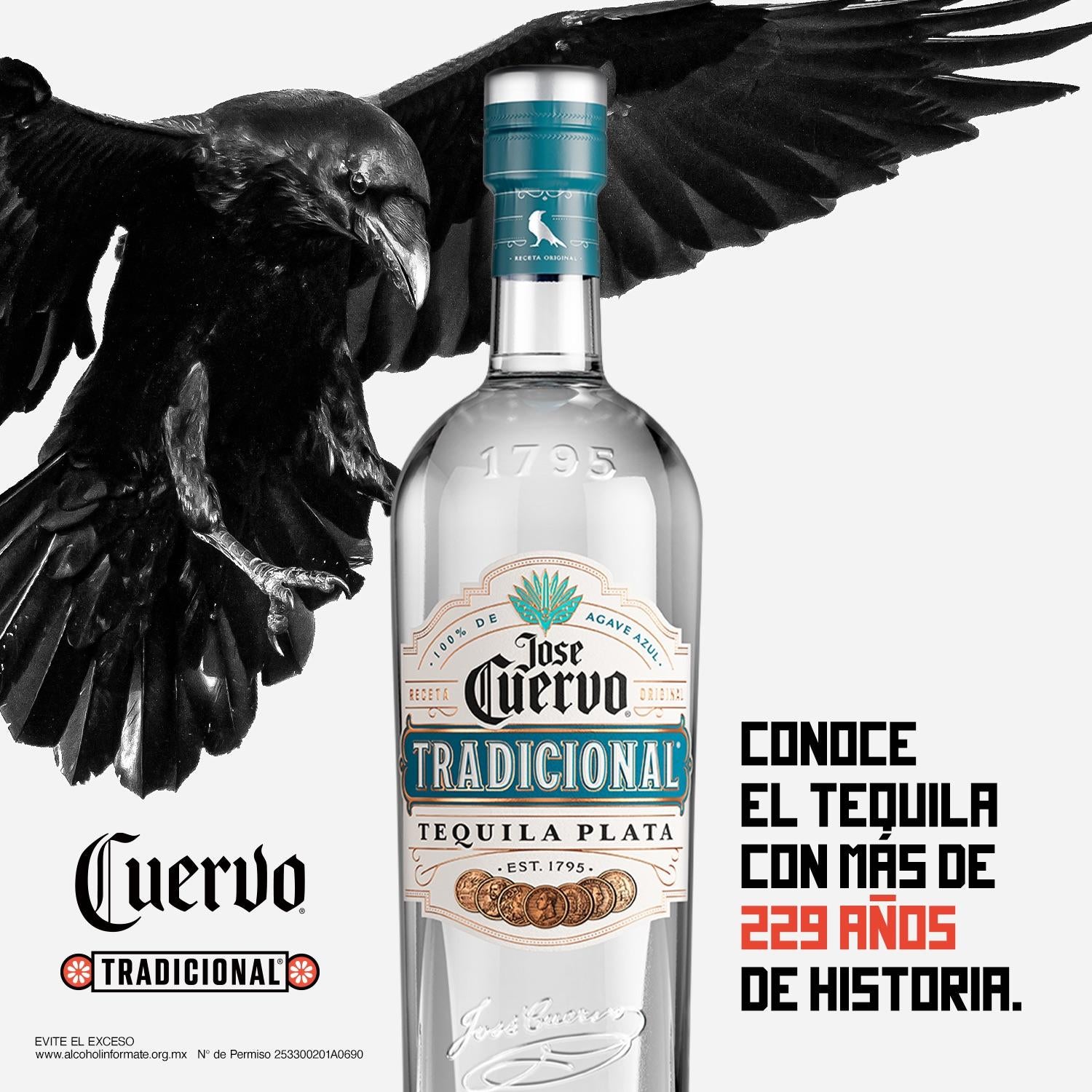 TEQUILA JOSÉ CUERVO TRADICIONAL PLATA 950 ML