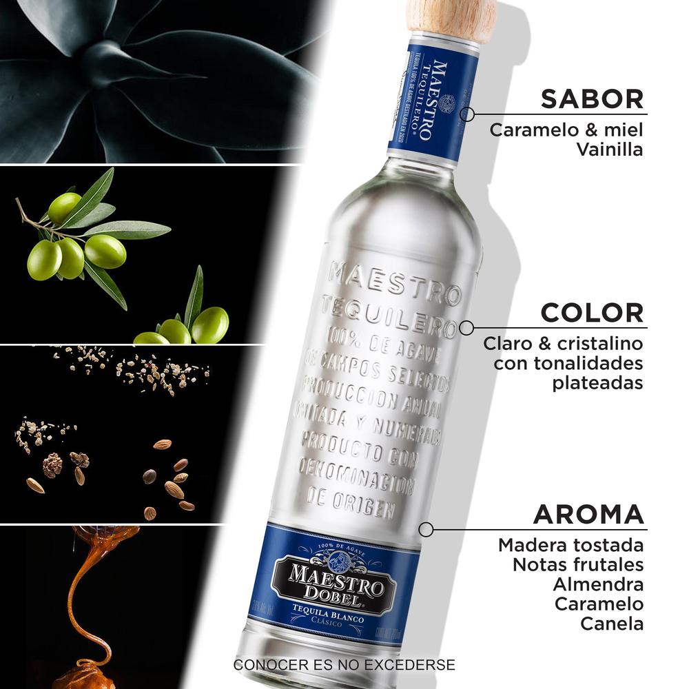 Tequila Maestro Tequilero Blanco Kosher 700 mL