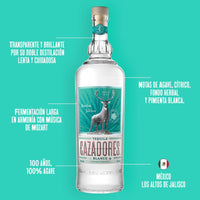 Tequila Cazadores Blanco 950 Ml (OFERTA EXCLUSIVA EN LÍNEA)