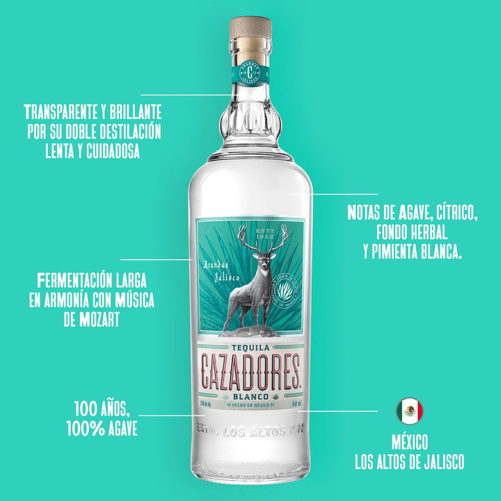 Tequila Cazadores Blanco 950 Ml (OFERTA EXCLUSIVA EN LÍNEA)