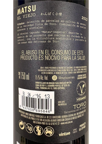 Vino Tinto Matsu El Viejo 750 ml