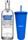 Vodka Absolut 750 mL + Vaso Azul (REGALO EXCLUSIVO EN LÍNEA)