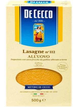 Pasta de Cecco Lasagna con Huevo 500 g