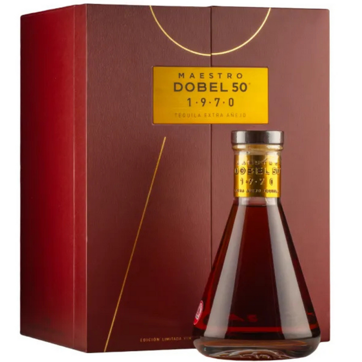 Tequila Maestro Tequilero Dobel 50 Extra Añejo 1970 750 mL