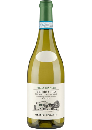 Vino Blanco Umani Ronchi Villa Bianchi Verdicchio dei Castelli di Jesi DOC Clásico 750 mL