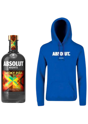 Vodka Absolut Nights Smoky Piña 700 mL + Sudadera (REGALO EXCLUSIVO EN LÍNEA)