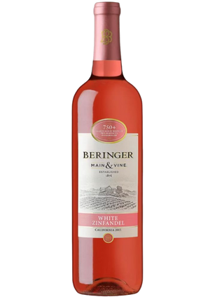Vino Rosado Beringer White Zinfandel 750 mL