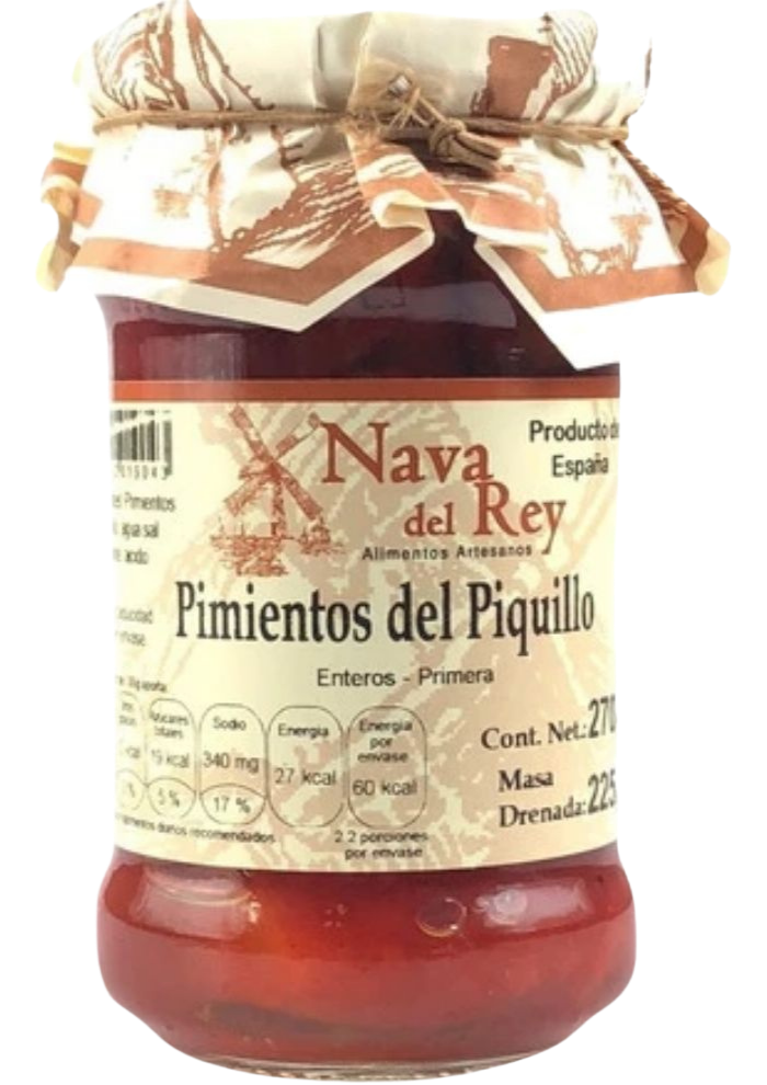Pimientos del piquillo entero Nava del Rey 270 g