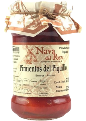 Pimientos del piquillo entero Nava del Rey 270 g