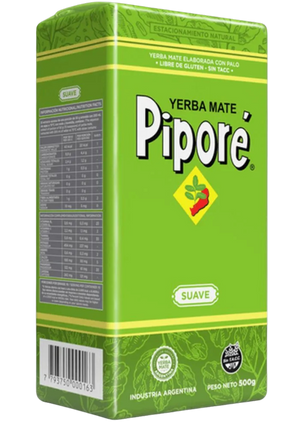 Yerba Mate suave con palo Piporé 500g