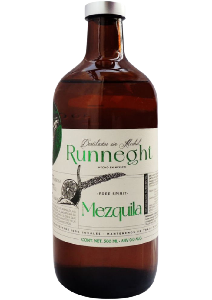 Destilado Sin Alcohol Runneght Mezquila 500 mL