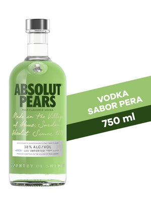 Vodka Absolut Pears 750 mL (OFERTA EXCLUSIVA EN LÍNEA)