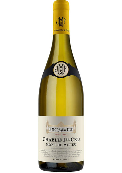 Vino Blanco Moreau Chablis 1er Cru Mont De Milieu 750 ml