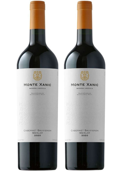 2 Vino Tinto Monte Xanic Cabernet Merlot 750 mL