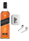 Whisky Johnnie Walker Black Label Blended Scotch 750 ml + Audifonos Inalambricos Mini (REGALO EXCLUSIVO EN LÍNEA)