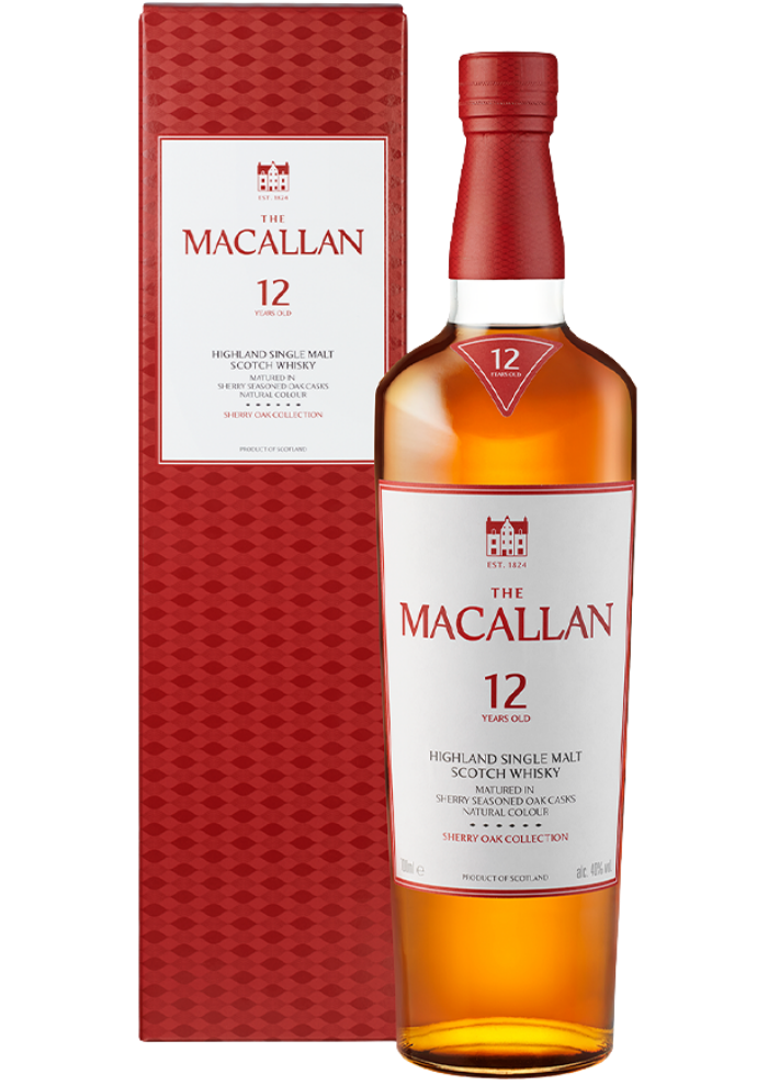 Whisky Macallan Sherry 12 años  700 mL