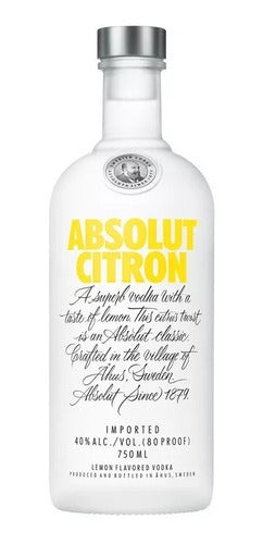 Vodka Absolut Citron 750 mL
