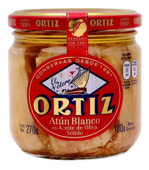 Atún blanco en Aceite de oliva Ortiz 270 g