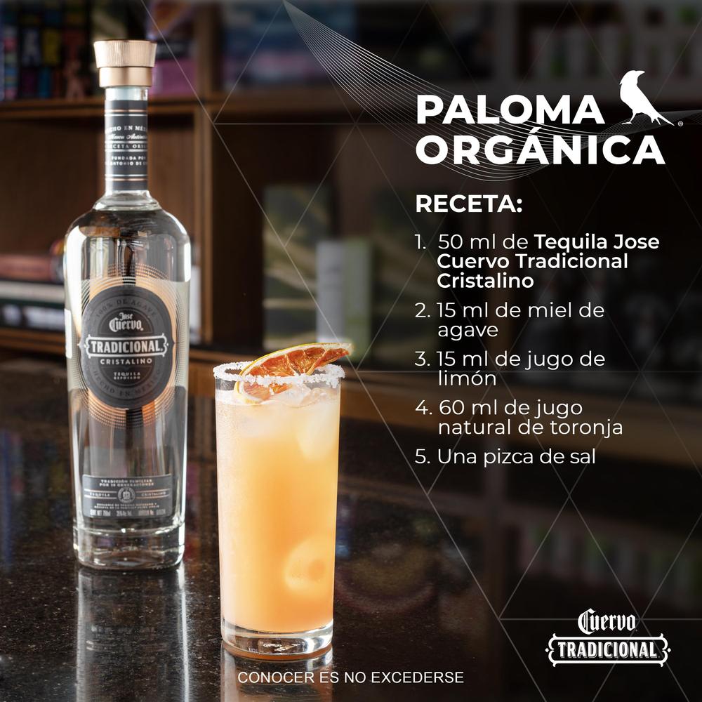 Tequila Cuervo Tradicional Cristalino 750 mL