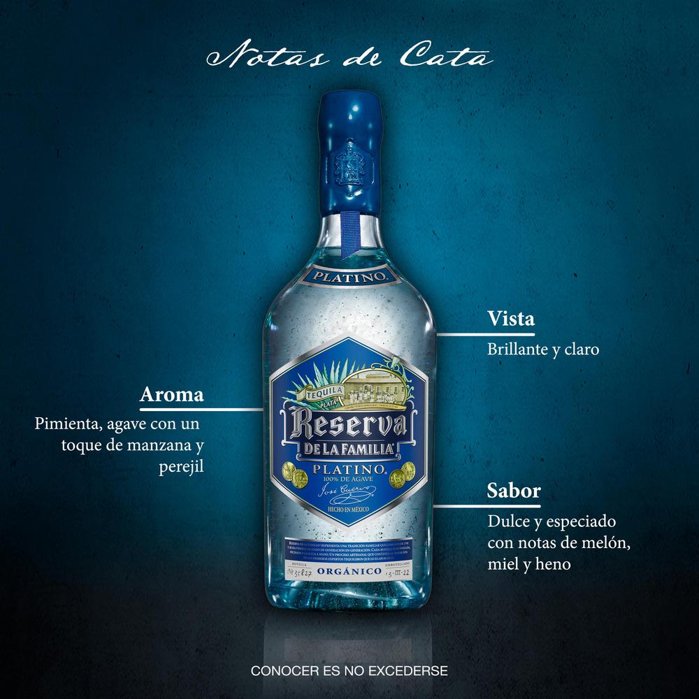 Tequila Reserva de la Familia Plata 750 mL