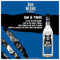 Ginebra Oso Negro 1000 mL