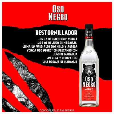 Vodka Oso Negro 1000 mL