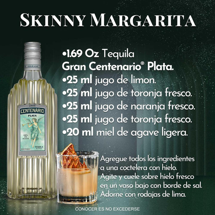 Tequila Gran Centenario Plata 700 mL
