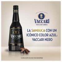 Licor Sambuca Vaccari Black 700 mL