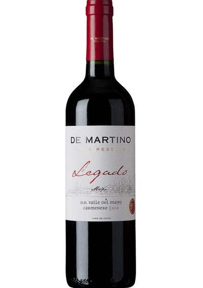 Vino Tinto De Martino Legado Carmenere Gran Reserva 750 ml