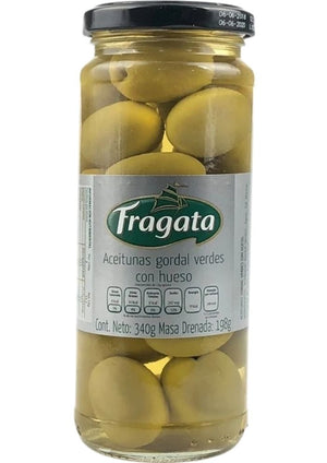Aceituna verde gordal con hueso Fragata 340 g
