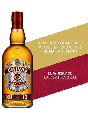 Whisky Chivas Regal 12 Años 750 ml (OFERTA EXCLUSIVA EN LÍNEA)