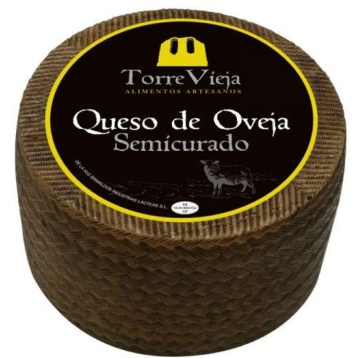 Queso Manchego Torre Vieja Semicurado de Oveja 200 g