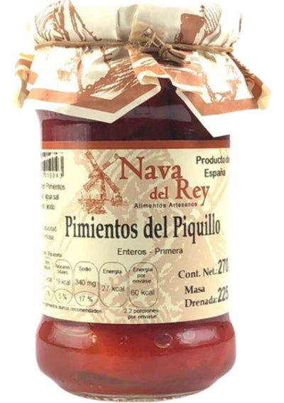 Pimientos del piquillo entero Nava del Rey 270 g