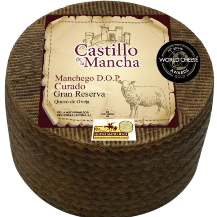 Queso Manchego. Dop Curado Castillo de la Mancha 200 g