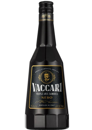 Licor Sambuca Vaccari Black 700 mL