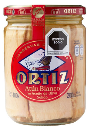 Atún blanco en Aceite de oliva Ortiz 400 g